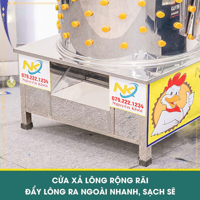 Cửa xả máy gà 80cm