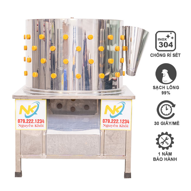 Máy vặt lông gà Nguyên Khôi phi 68cm