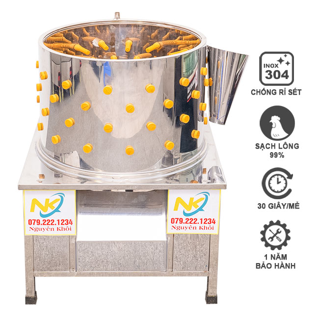 Máy vặt lông gà phi 68 cm