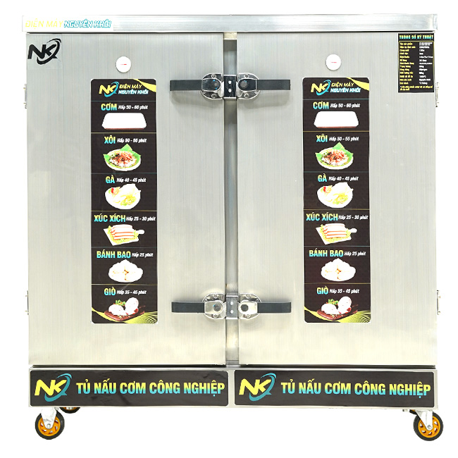 Tủ nấu cơm 24 khay điện không điều khiển