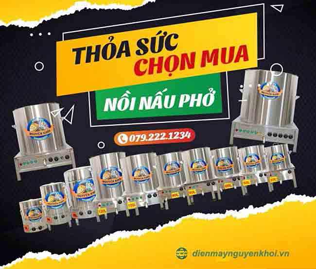 Mua nồi inox nấu phở Nguyên Khôi