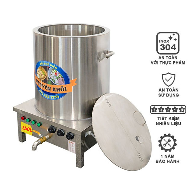 Nồi nấu phở 150 lít