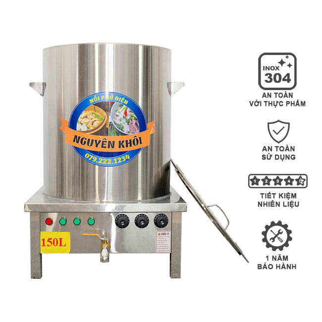 Nồi nấu phở 150 lít