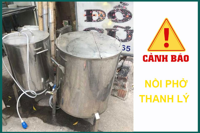 Cảnh báo mua nồi phở điện thanh lý
