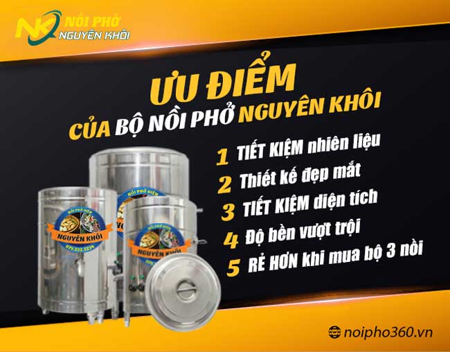 uu diem Ưu điểm nồi nấu phở