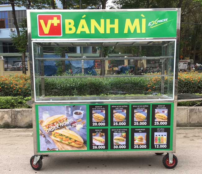 Xe bánh mì Nguyên Khôi tại Đà Nẵng