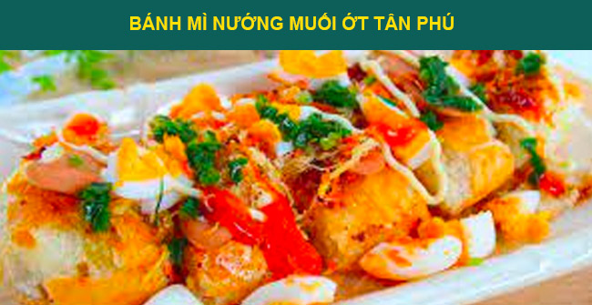 Tìm nhanh 8 quán bánh mì muối nướng ớt Tân Phú