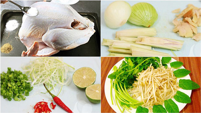 Nguyên liệu nấu phở gà