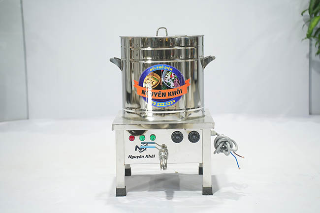 noi nau pho 80 lit thiet ke nho gon Nồi phở 80l thiết kế nhỏ gọn
