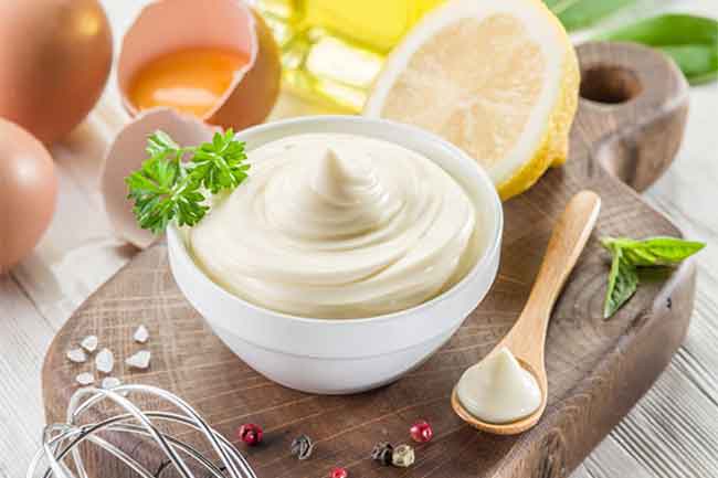 Nguyên liệu phần sốt mayonaise