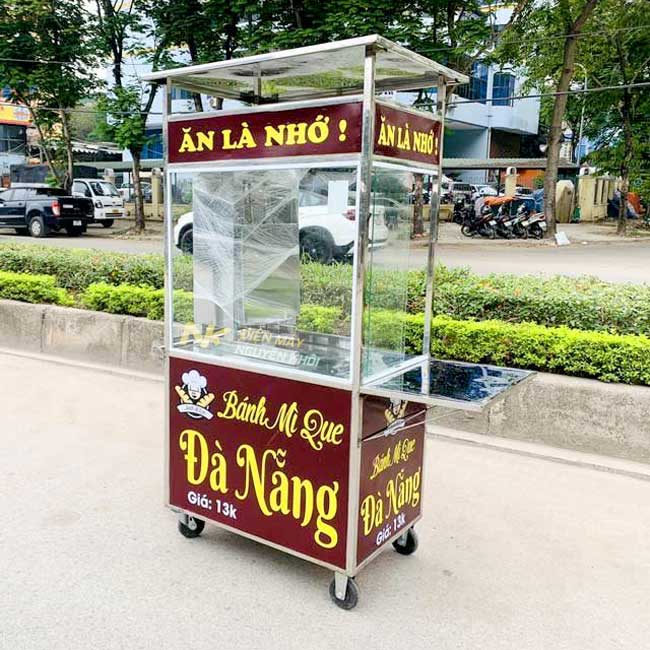 Xe bánh mì que Đà Nẵng mini nhỏ gọn