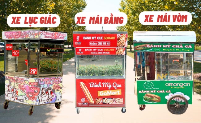 Kinh nghiệm mua xe bánh mì theo kiểu dáng