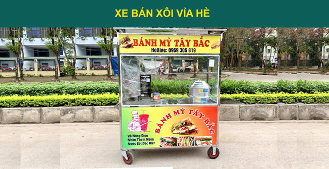 xe ban xoi via he Địa chỉ mua xe bán xôi vỉa hè uy tín, giá xuất xưởng