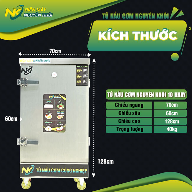 10 khay Chiếc tủ cơm công nghiệp 10 khay dùng điện