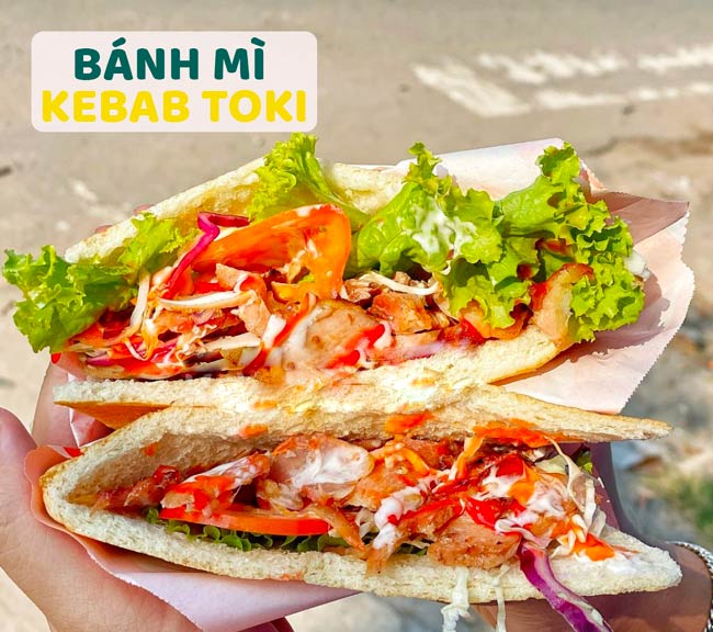 Bánh mì Kebab ToKi đầy ắp nhân