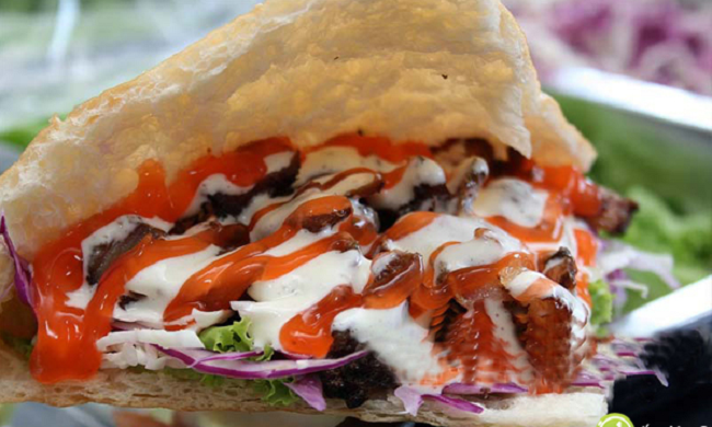 Nước sốt mayonaise bánh mì doner kebab hấp dẫn