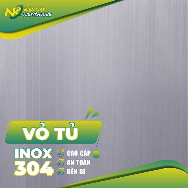 Tủ nấu cơm chất liệu Inox 304
