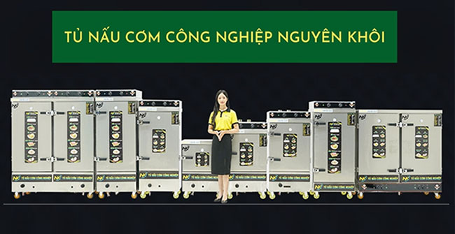tu nau com cong nghiep nguyen khoi Tủ nấu cơm Nguyên Khôi