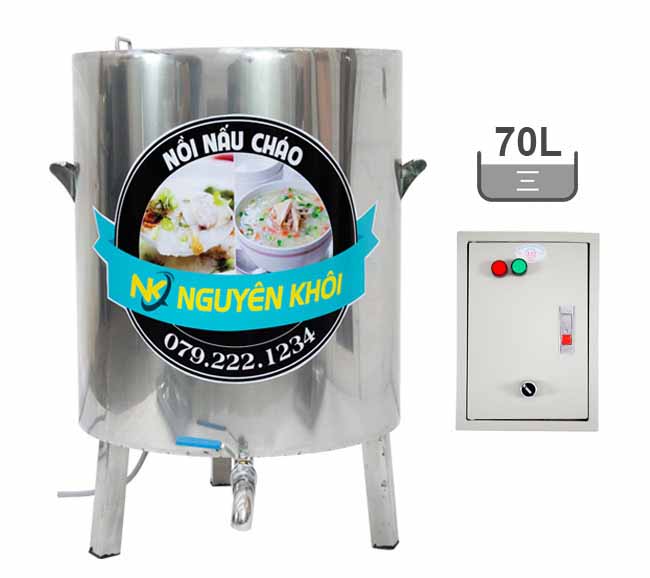 Nồi nấu cháo 70l điện