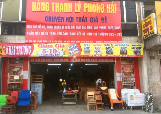 Thanh lý xe bán hàng rong Phong Hải 