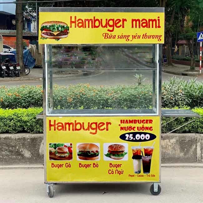 Xe bán đồ ăn nhanh Humburger