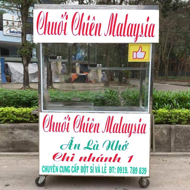Xe bán bánh chuối