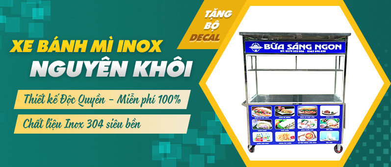 Khuyến mãi xe bánh mì Nguyên Khôi