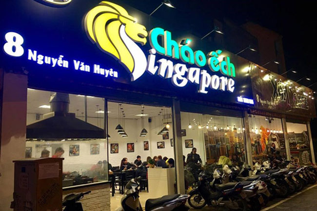 Lựa chọn địa điểm kinh doanh bán cháo ếch Singapore 