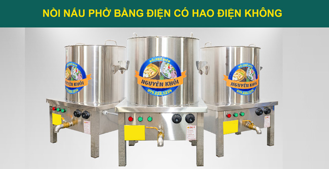 Nồi nấu phở không tốn điện