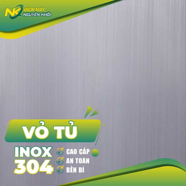 vo tu com Vỏ tủ được làm bằng chất liệu inox 304