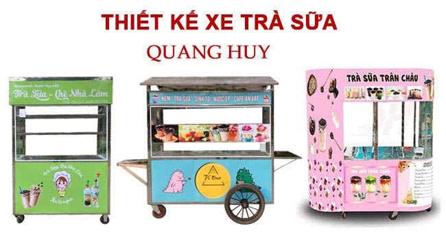 Xe trà sữa Quang Huy 