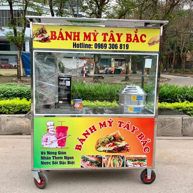 Báo giá xe bánh mì xôi 