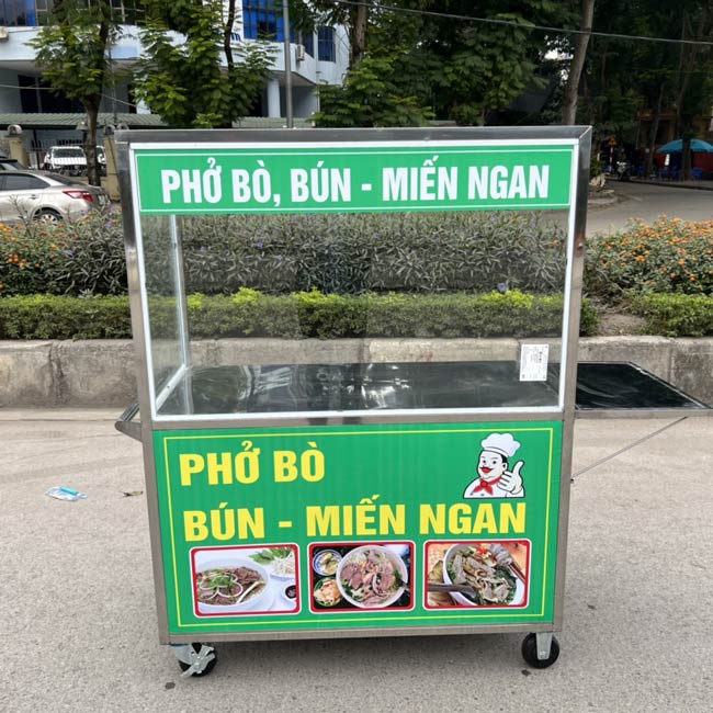 Chọn mua xe bán phở chính hãng Nguyên Khôi 