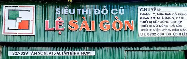 Đồ cũ Lệ Sài Gòn 