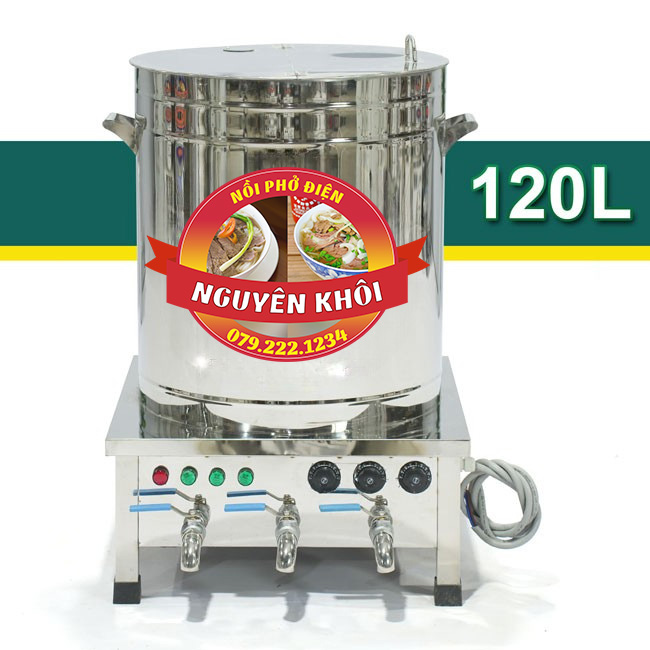Nồi phở 3 ngăn 120 lít