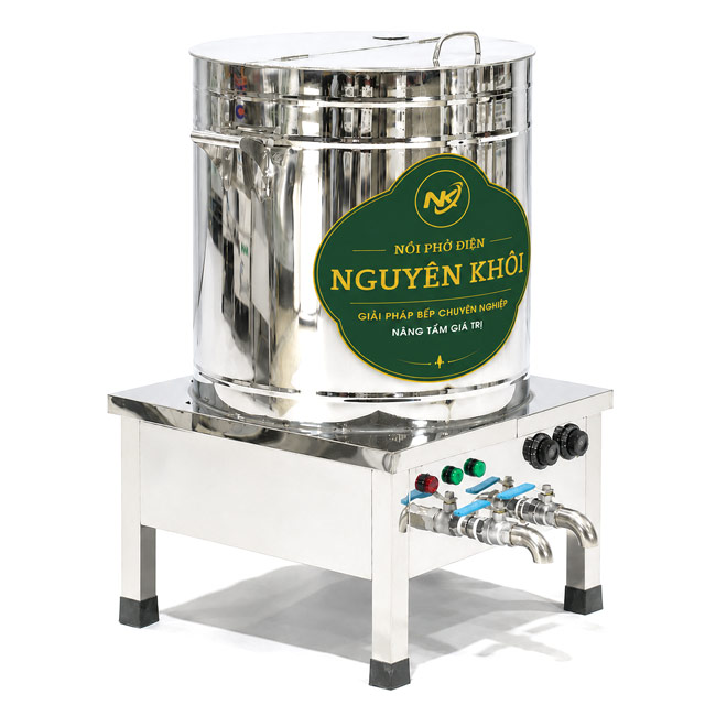 Nồi nấu phở điện 2 ngăn 200L mâm nhiệt