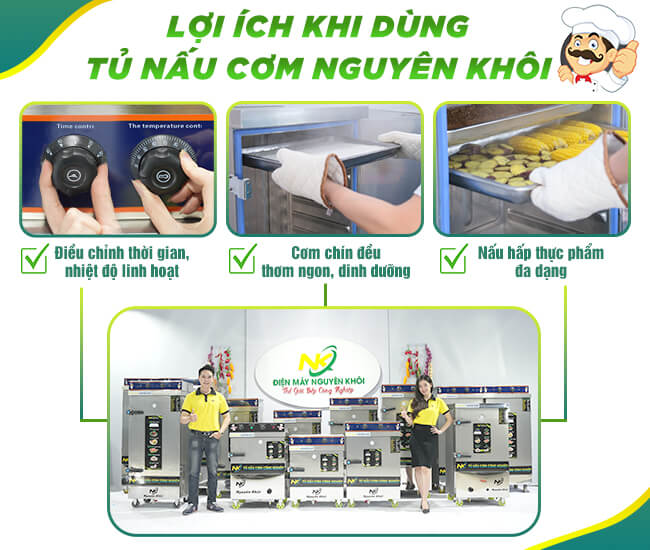 Lợi ích tủ nấu cơm