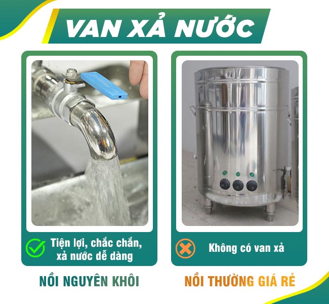 Van xả nước