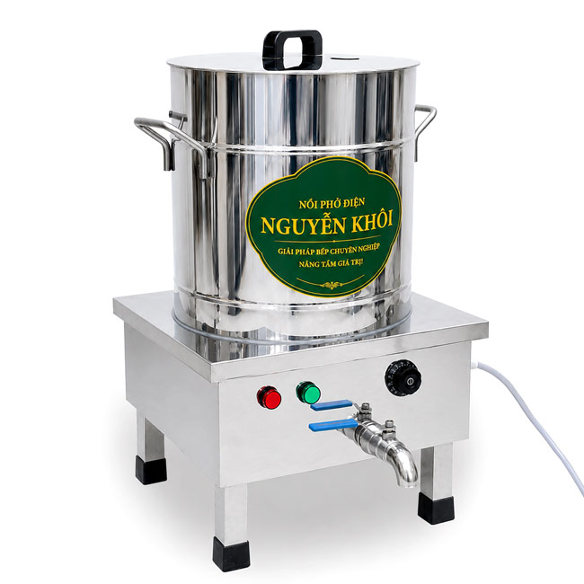 Nồi nấu phở 25 lít liền điều khiển trụng bún phở