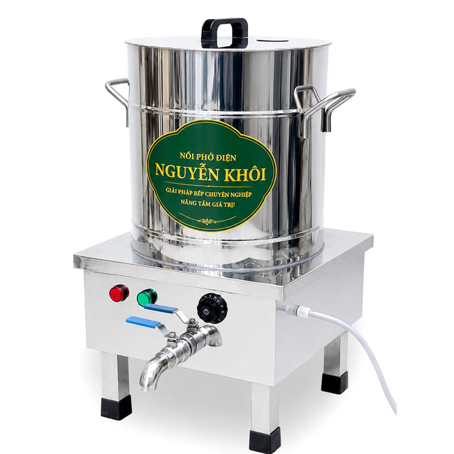 Nồi nấu phở 30 lít liền điều khiển trụng bún phở