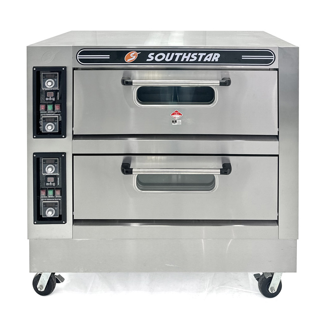 Lò nướng bánh Southstar 2 tầng 4 khay điện điều khiển cơ
