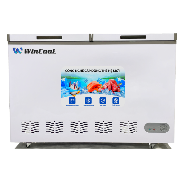 Tủ đông trắng 2 cánh 278l dài 1m3