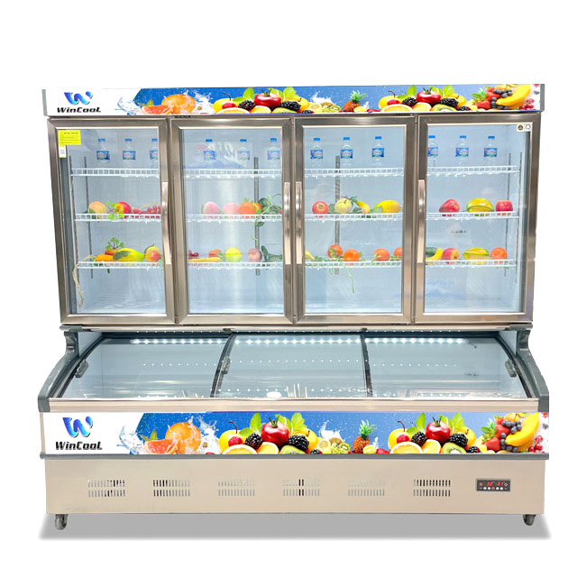 Tủ mát 4 cánh 1670L 2 chế độ
