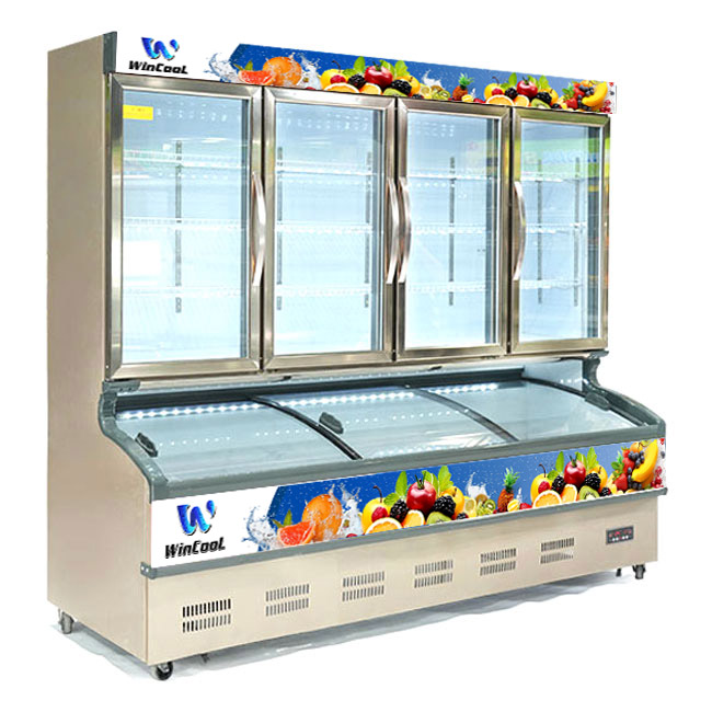 Tủ mát 4 cánh 1670L 2 chế độ