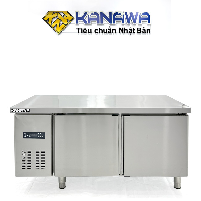 Tủ mát bàn chặt 1m2 260L (làm lạnh quạt gió)