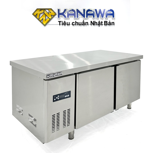 Tủ mát bàn chặt 1m2 260L (làm lạnh quạt gió)