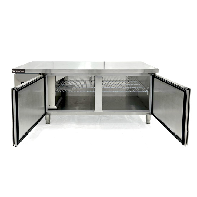 Tủ mát bàn chặt 1m8 460L làm lạnh quạt gió