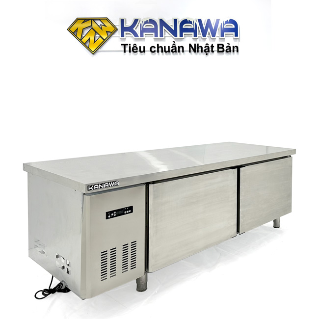 Tủ mát bàn chặt 1m8 460L làm lạnh quạt gió