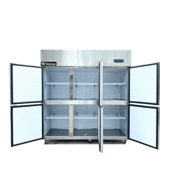 Tủ đông đứng 6 cánh 1598L 1 chế độ làm lạnh quạt gió