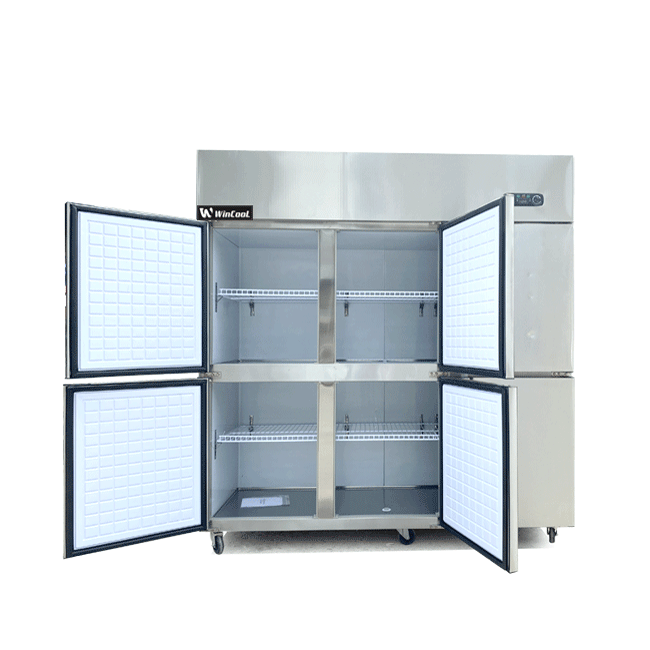 Tủ đông đứng 6 cánh 1598L 1 chế độ làm lạnh quạt gió
